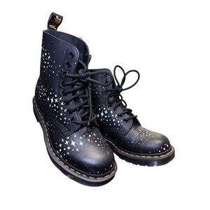 Doc Martens 1460 Pascal Stars Leather Boots Men 4 Women’s 5 Sparkle